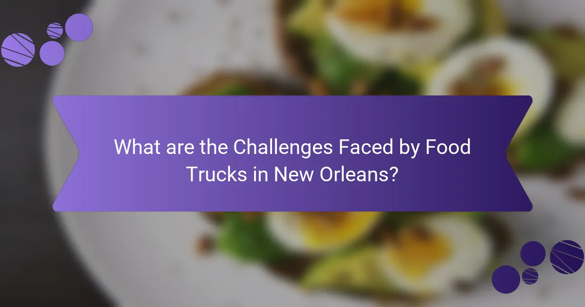 What are the Challenges Faced by Food Trucks in New Orleans?